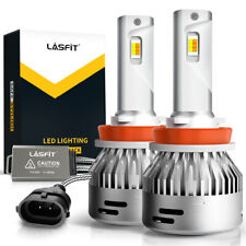 2x Switchback LED Fog Light Bulbs H11 H8 H16  Amber 3000K White 6000K Dual Color picture