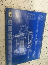 1973 Ford Truck Trucks Body Builders Layout Manual OEM Factory  picture