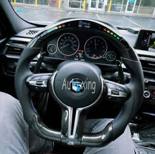 LED Carbon Fiber Steering Wheel for BMW M1 M2 M3 M4 M5 M6 M7 X5 X6 F82 F10 2014+ picture
