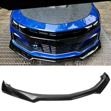 Fits 16-22 Chevy Camaro 1LE Style Gloss Black Front Bumper Lip Splitter ABS picture