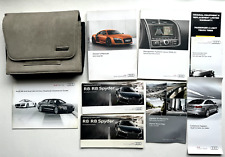2014 Audi R8 R8 Spyder OEM Owner's Manual Set w/ Cover picture