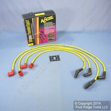 ACCEL 7931Y Yellow 8MM Spark Plug Wire Set 27,30,41,41 Inches Flux Capacitor picture