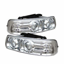 Spyder For Chevy Silverado 2500 HD 2001 2002 Projector Headlights | Pair | LED picture