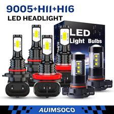 For Chevy Silverado 1500 2007-2015 - 6x 6000K LED Headlight Hi/Lo Fog Bulbs Kit picture