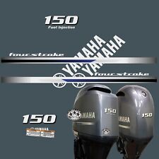 For YAMAHA F 150 four stroke outboard. Vinyl decal set from BOAT-MOTO / sticker picture
