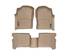 WeatherTech Custom Fit FloorLiners for 1196-2002 Toyota 4Runner - 1st & 2nd, Tan picture