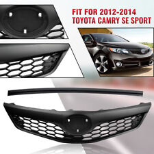 Front Grille Assembly Matte Black For 2012-2014 Toyota Camry SE SE Sport Sedan picture