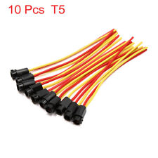 10pcs T5 Dashboard Light Bulb Wiring Harness Socket Connector for Automobile picture