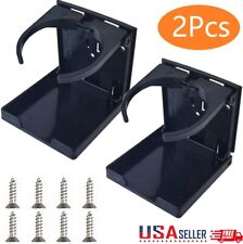 2Pcs Adjustable Beverage Holder Wall-Mounted Foldable Cup Holder For Car Use USA picture