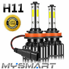 4 Sides H11 LED Headlight High or Low Beam Bulbs 1800W 216000LM 6000K White 2Pcs picture