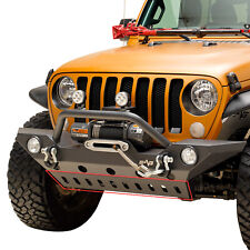 EAG Skid Plate Off Road Front Bumper Armor Fit for 18-22 Jeep JL Wrangler picture