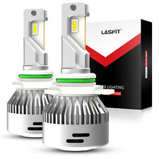 Lasfit 9012 HIR2 LED Bulbs High Low Beam Headlights 60W 6000K White Super Bright picture