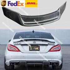 Carbon Fiber Rear Trunk Spoiler Wing Fit For Benz CLS Class W218 CLS63 AMG 12-17 picture