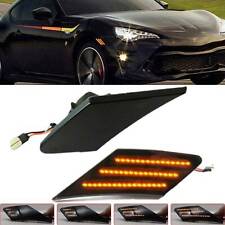Sequential Smoked LED Side Marker Signal Lights For Subaru BRZ Scion FRS 86 picture