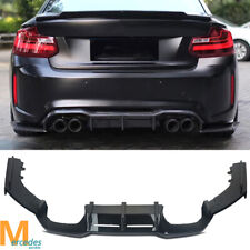 FOR 2017-2021 BMW F87 M2 Glossy Black MTC Style Diffuser With Corner Extensions picture