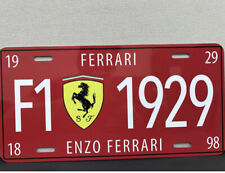 Ferrari Enzo  Racing Reproduction License Plate picture