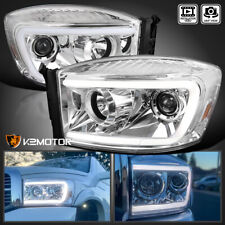 Fits 2006-2008 Dodge Ram 1500 2500 Switchback LED Signal Projector Headlights picture