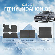 For 2022-2024 Hyundai Ioniq 5 Floor Mats Backrest Mat Trunk Mat Cargo Liners picture