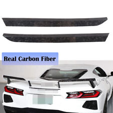 For Corvette C8 20-23 Forged Carbon Fiber High Wing Spoiler Add-On Wickers Bill picture