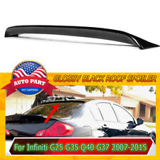Black FOR Infiniti G35 G37 Sedan 2007-14 VIP Sport Style Rear Roof Spoiler Visor picture