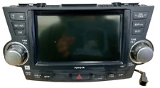 2011-13 TOYOTA HIGHLANDER GPS NAVIGATION JBL RADIO E7033 FOR HYBRID & STANDARD picture
