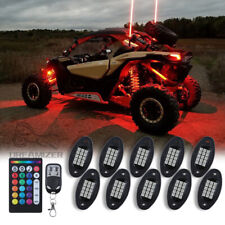 10x Pods LED Rock Lights Underglow Music Chasing For Can Am Maverick X3 RR Max picture