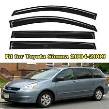 Fits for Toyota Sienna 2004-2009 Side Window Vent Visor Rain Guards Deflectors picture