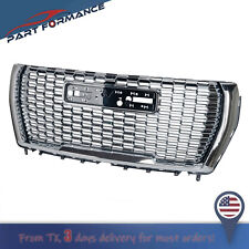 Fit 2021-2023 GMC Yukon/Yukon XL DL-Style Front Hood Bumper Grille Chrome Silver picture