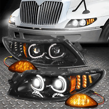 For 02-16 International 3200 4300 C-Tube LED DRL Projector Headlight+Side Marker picture