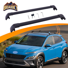 165 lbs Anti-Theft Black Cross Bar Roof Racks for Hyundai KONA 2018-2023 picture