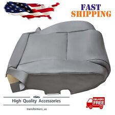 Fits 2007-2013 Toyota Tundra Work Truck Driver Bottom Leather Seat Cover Gray picture