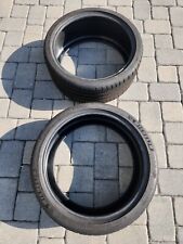 Michelin Pilot Sport 4S 255/35ZR20 2 Tires Pair Good Tread picture