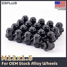[20] Black Toyota/Lexus/Scion OEM Factory Style 12X1.5 Mag/Flat Seat Lug Nuts picture