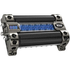 Boss 8 Farad Capacitor digital voltage meter black chrome active light show picture