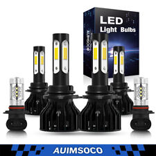 For Dodge	Avenger 2008-2009 6 LED Headlight Combo Hi/Lo Beam Fog Light Bulbs Kit picture