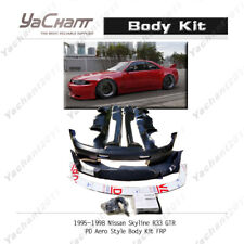 FRP PD RB Aero Style BodyKit For 95-98 Nissan Skyline R33 GTR Wing Lip Fender picture
