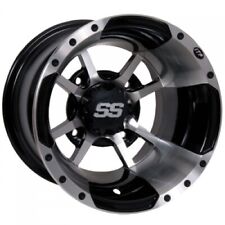 4/156 ITP SS112 Alloy Sport Wheels 10X5 3.0 + 2.0 Machined 10SS12BX picture