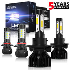 For Dodge Durango 2004-2006 4x 6K LED Headlight High/Low+Fog Light Bulbs Kit A+ picture