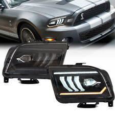 Full LED Projector Headlights w/ Dynamic Animation For 2005-2009 Ford Mustang picture