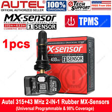 Autel TPMS MX-sensor 433MHz & 315MHz 2-in-1 Universal Programmable Rubber Valve picture