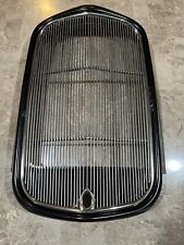1932 Ford Hot Rod Steel Radiator Grill Shell + Smooth Stainless Grille Insert picture