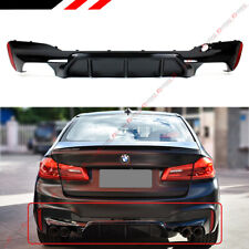 M5 Style Glossy Black Rear Diffuser For 17-22 BMW G30 5 Series W/ M Sport Bumper picture