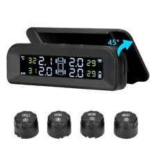 Wireless Solar LCD TPMS Car Tire Pressure Monitoring System + 4 External Sensors picture