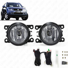 For 06-14 Suzuki GRAND VITARA Clear Lens Fog Light Kit w/Switch w/Bulbs w/Wiring picture