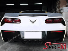 JPM Extended Unpainted Trunk Spoiler Wing For 14-17 Chevy Corvette C7 FRP picture