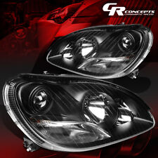 PAIR BLACK PROJECTOR HEADLIGHT/LAMPS LH+RH FOR 00-06 MERCEDES BENZ S-CLASS W220 picture