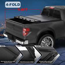 4 Fold 5.7 / 5.8FT Bed Hard Tonneau Cover For 2009-2022 Ram 1500 Truck On TOP picture