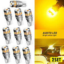 CANBUS 20x T10 LED Front Sidemarker Light Bulbs 168 194 2825 Amber Yellow Bright picture