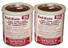 Red Kote 2 Quart Fuel Tank Liner Coat Sealer gas oil diesel Motorcycle patch pin picture