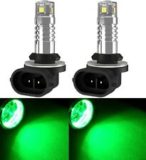 LED 20W 889 H27 Green Two Bulbs Light Front Turn Signal Backup Replacement Stock picture